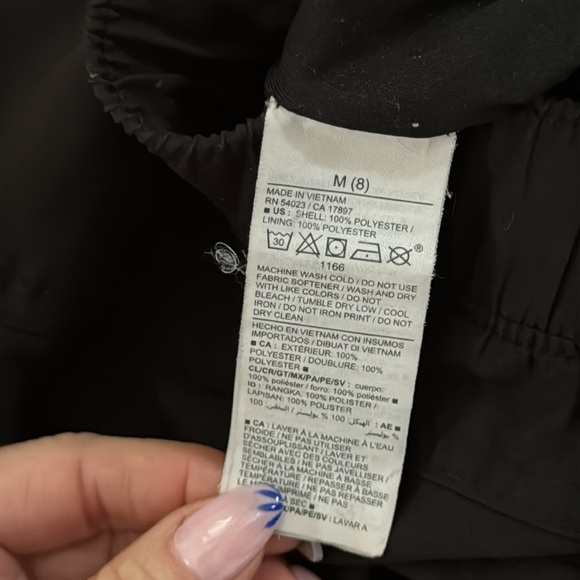 Old Navy Active | black athletic shorts | built in underwear | girls size M (8) - Picture 4 of 4